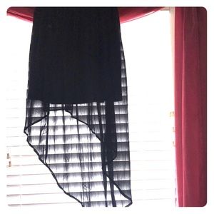 Black high waisted skirt